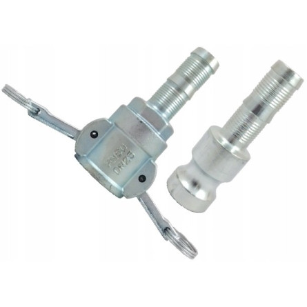 złącze CAMLOCK wtyk + gniazdo z tuleją DN25 SR