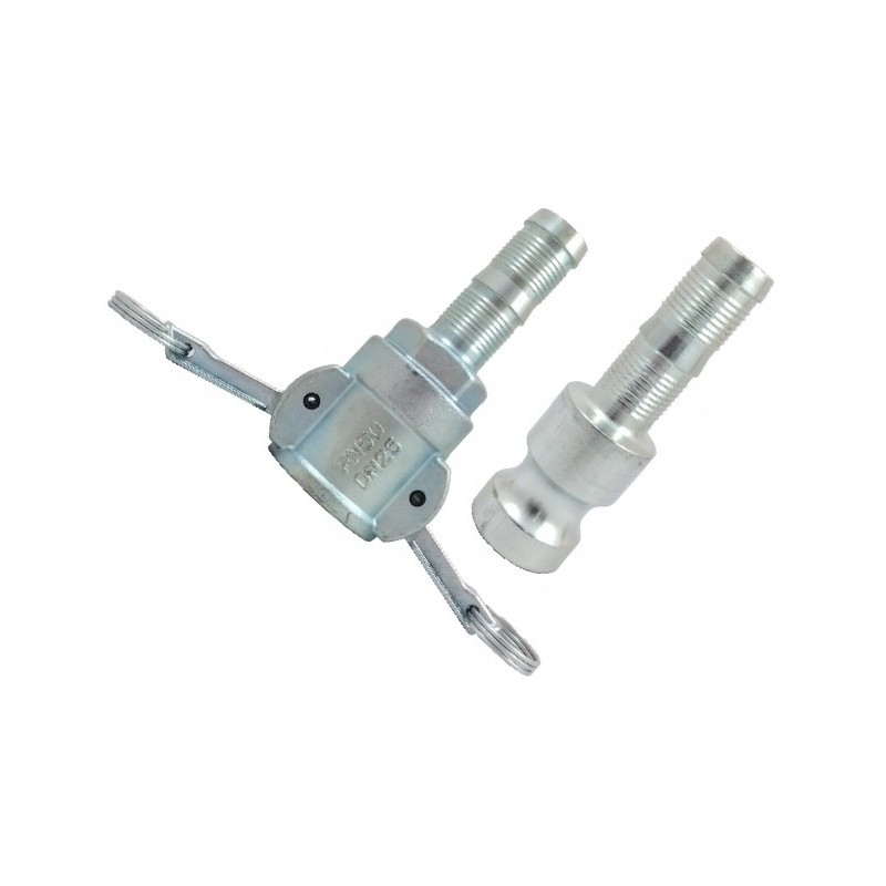 złącze CAMLOCK wtyk + gniazdo z tuleją DN25 SR złącze CAMLOCK wtyk + gniazdo z tuleją DN25 SR