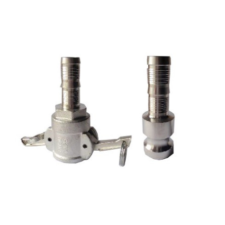 złącze CAMLOCK wtyk + gniazdo z tuleją DN25 SR