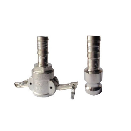 złącze CAMLOCK wtyk + gniazdo z tuleją DN35 SR