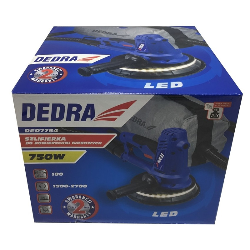 szlifierka do szpachli DEDRA LED DED7764