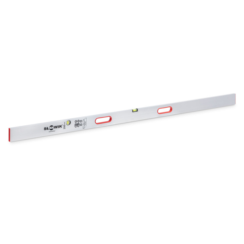 łata murarska pion/poziom z uchwytami 200cm SŁOWIK