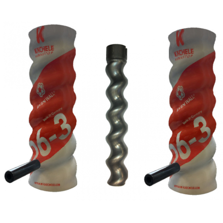 Stator x2 + Rotor D6-3 EVEN WALL TWISTER- orange Kompletna Pompa Ślimakowa Szneka