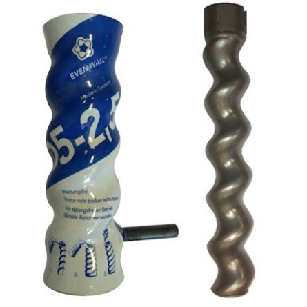 Stator + Rotor D5-2.5 EVEN WALL - Niebieski Kompletna Pompa Ślimakowa Szneka