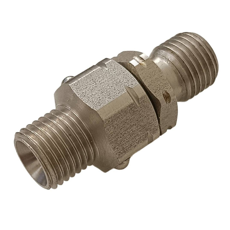 Złączka Obrotowa Węży gwint zewnętrzny 1/4" x 1/4'" Złączka Obrotowa Węży gwint zewnętrzny 1/4" x 1/4'"