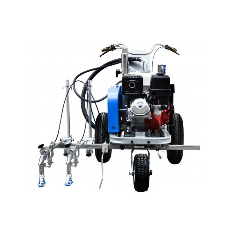 Malowarka Drogowa do Pasów SPLM1076 + Wózek Napędowy Malowarki SPLM DRIVER - Strong-Tech Malowarka Drogowa do Pasów SPLM1076 + Wózek Napędowy Malowarki SPLM DRIVER - Strong-Tech