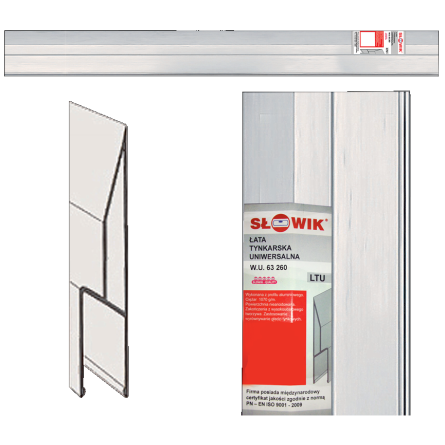 Łata tynkarska uniwersalna T+ h 250cm SŁOWIK 34251