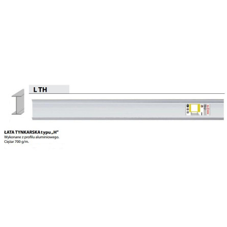 Łata tynkarska H 200 cm SŁOWIK 44201